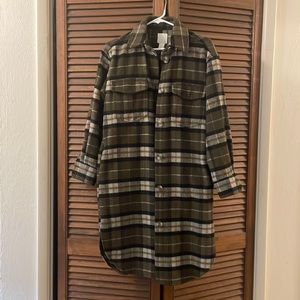 H&M Shirt Jacket Shacket XS